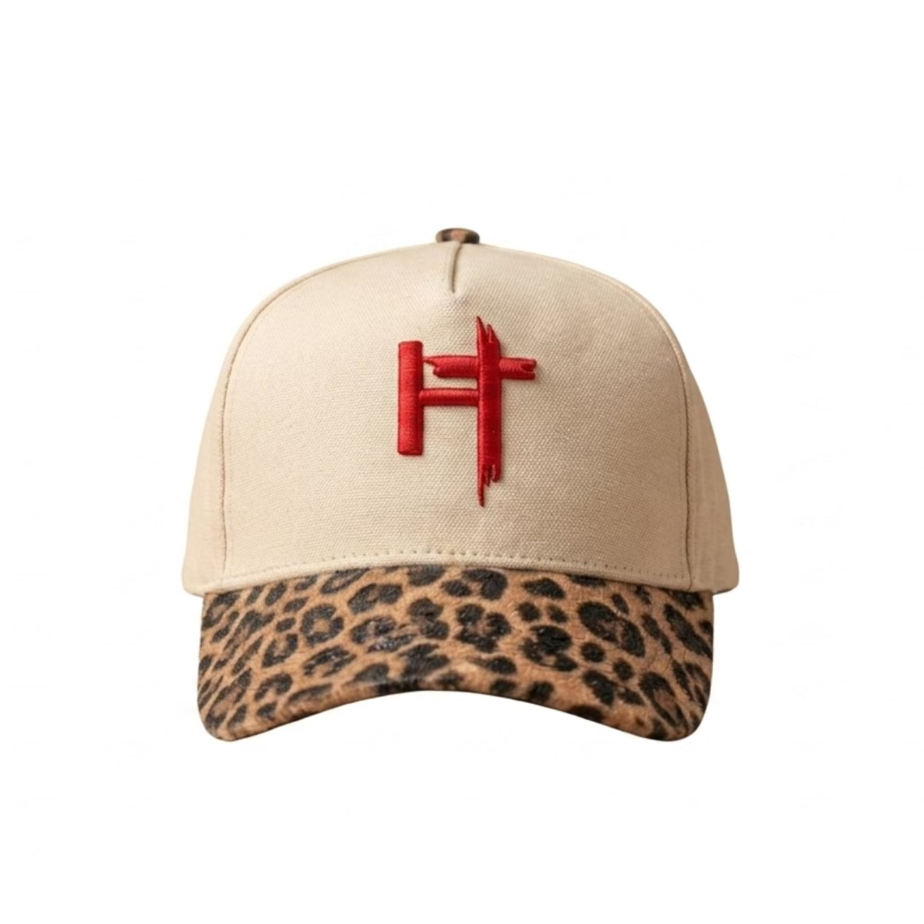 Leopard Print (two-toned) Embroidered Hat