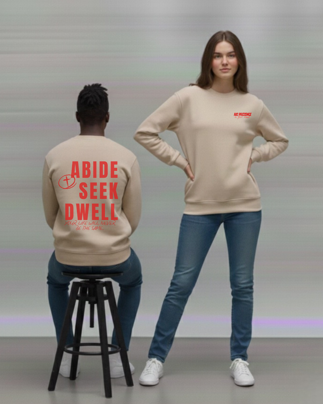 HIS PRESENCE 'is for real' Crewneck