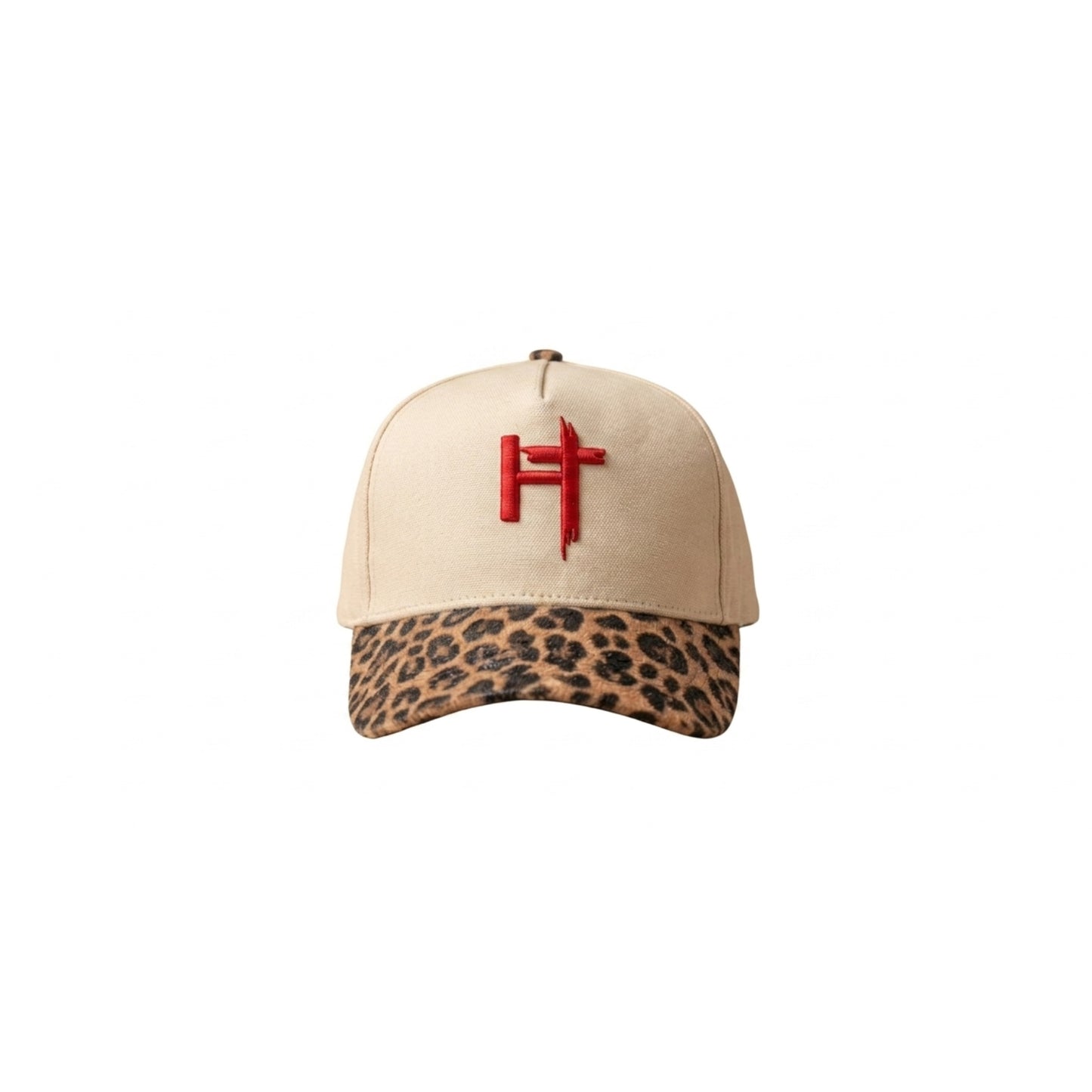 Leopard Print (two-toned) Embroidered Hat